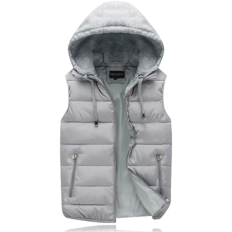 New Autumn and Winter Outerwear Cotton Vests for Men women Korean Version Thickened Couple's Workwear Coat