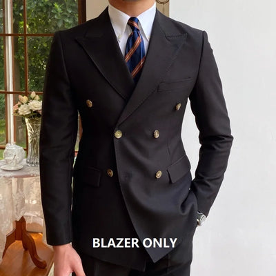 Wedding Men Suits 6XL Blazer Bridegroom Business Groom Wear Tuxedo Jacket Formal Costume Homme Party Prom Double Breasted Coat