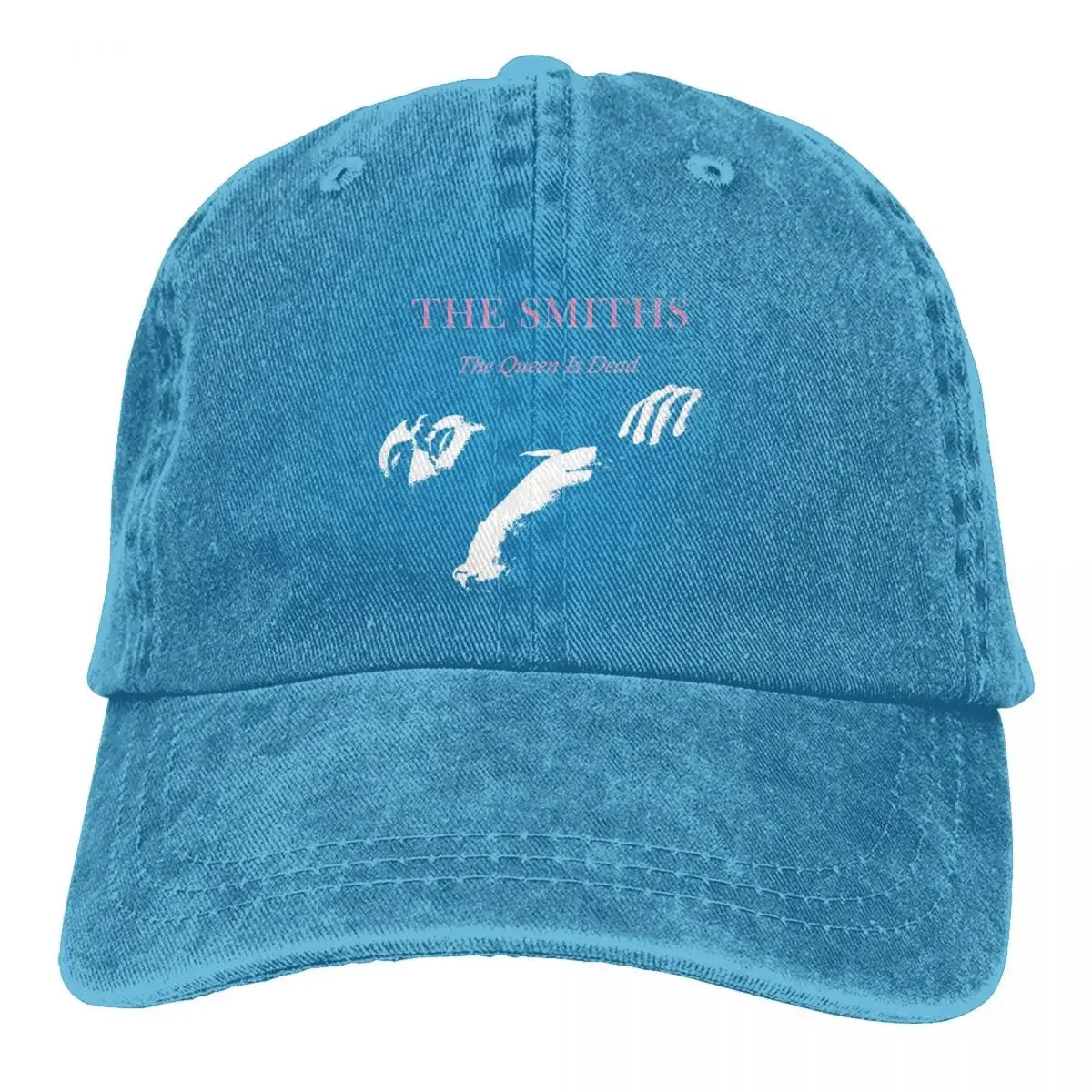Casual The Queen Is Dead The Smiths Band Baseball Caps Unisex Distressed Denim Headwear Outdoor Running Golf Hats Cap