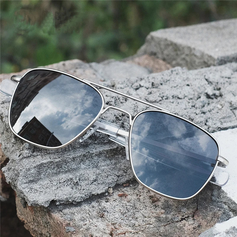 Classic Polarized Design Sunglasses Men 2024 Vintage Pilot Driving Sun Glasses Anti-Glare Sunglass Men gafas de sol hombre