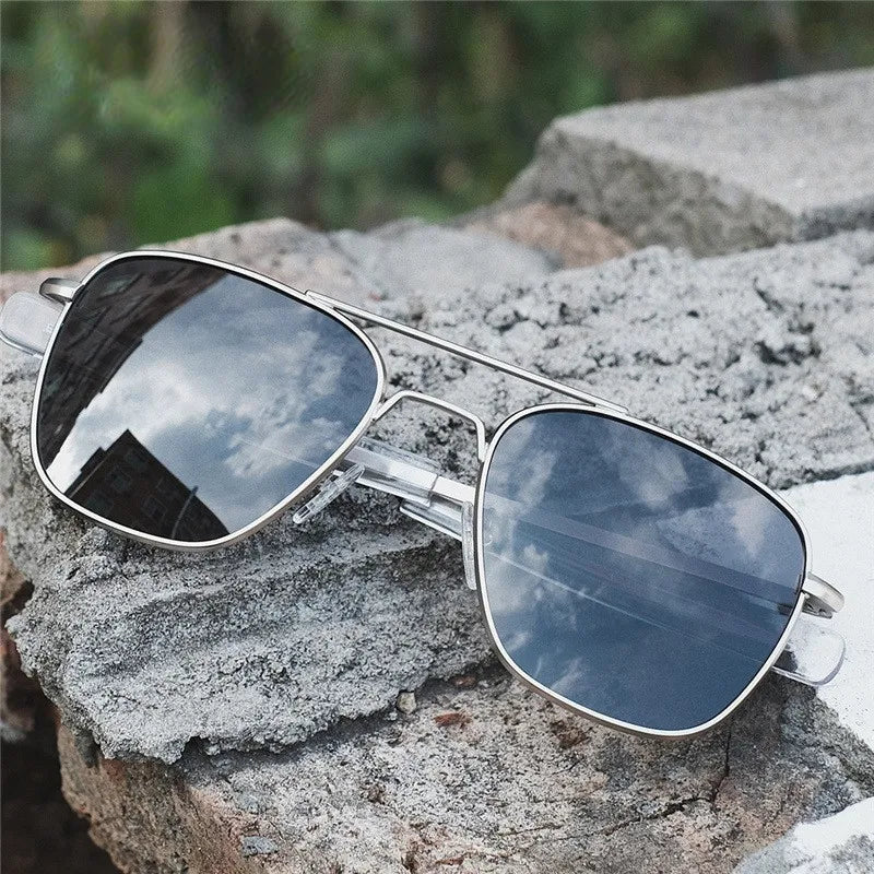 Classic Polarized Design Sunglasses Men 2024 Vintage Pilot Driving Sun Glasses Anti-Glare Sunglass Men gafas de sol hombre