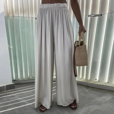 Loose Loungewear Wide Leg Pants, Women Spring Summer All Match Fashion Trousers, 2024 High Elastic Waist Ladies Pants Streetwear