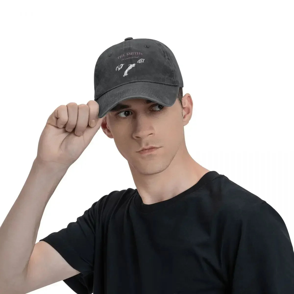 Casual The Queen Is Dead The Smiths Band Baseball Caps Unisex Distressed Denim Headwear Outdoor Running Golf Hats Cap