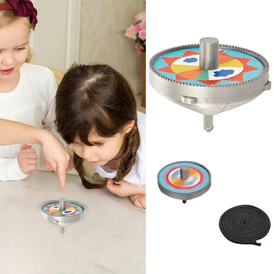 3D Printed Spinning Top Game Props Gong-Gi Top Set Traditional Korean Top Game Nostalgic Themed Spinning Top Game Perfect fo