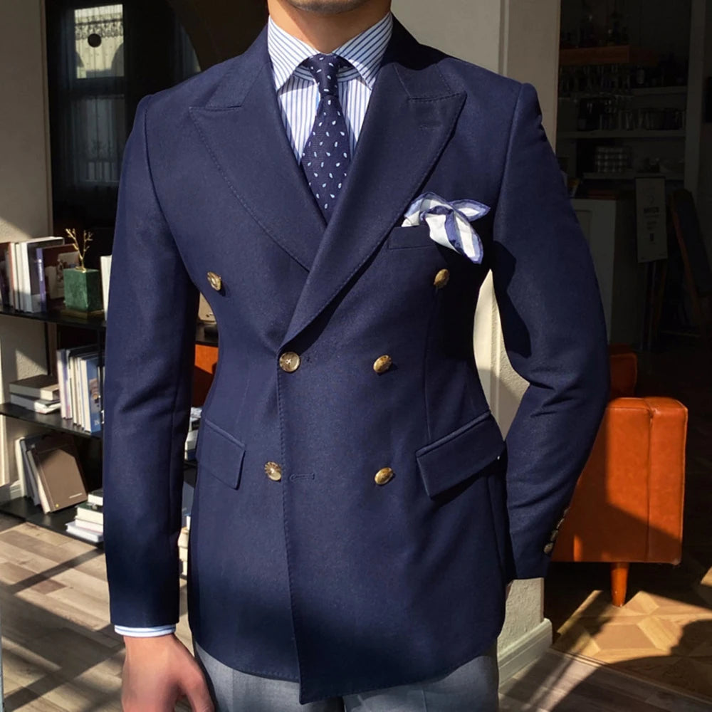 Wedding Men Suits 6XL Blazer Bridegroom Business Groom Wear Tuxedo Jacket Formal Costume Homme Party Prom Double Breasted Coat