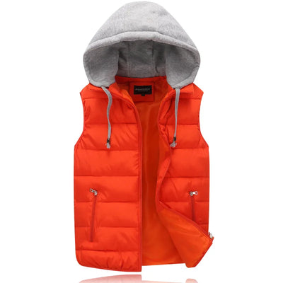 New Autumn and Winter Outerwear Cotton Vests for Men women Korean Version Thickened Couple's Workwear Coat