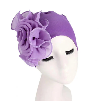 Casual Hat  Delicate Workmanship Lightweight Ladies Cap  Women Dome Turban Cap