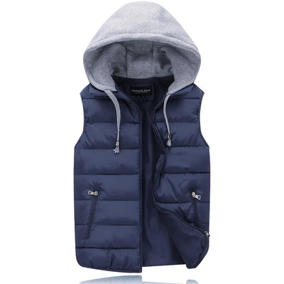 New Autumn and Winter Outerwear Cotton Vests for Men women Korean Version Thickened Couple's Workwear Coat